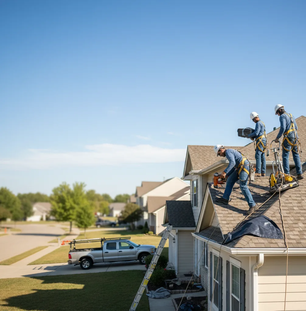 Roof Repair in De Graff